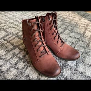 Teva Foxy Lace-Up Bootie in Redwood